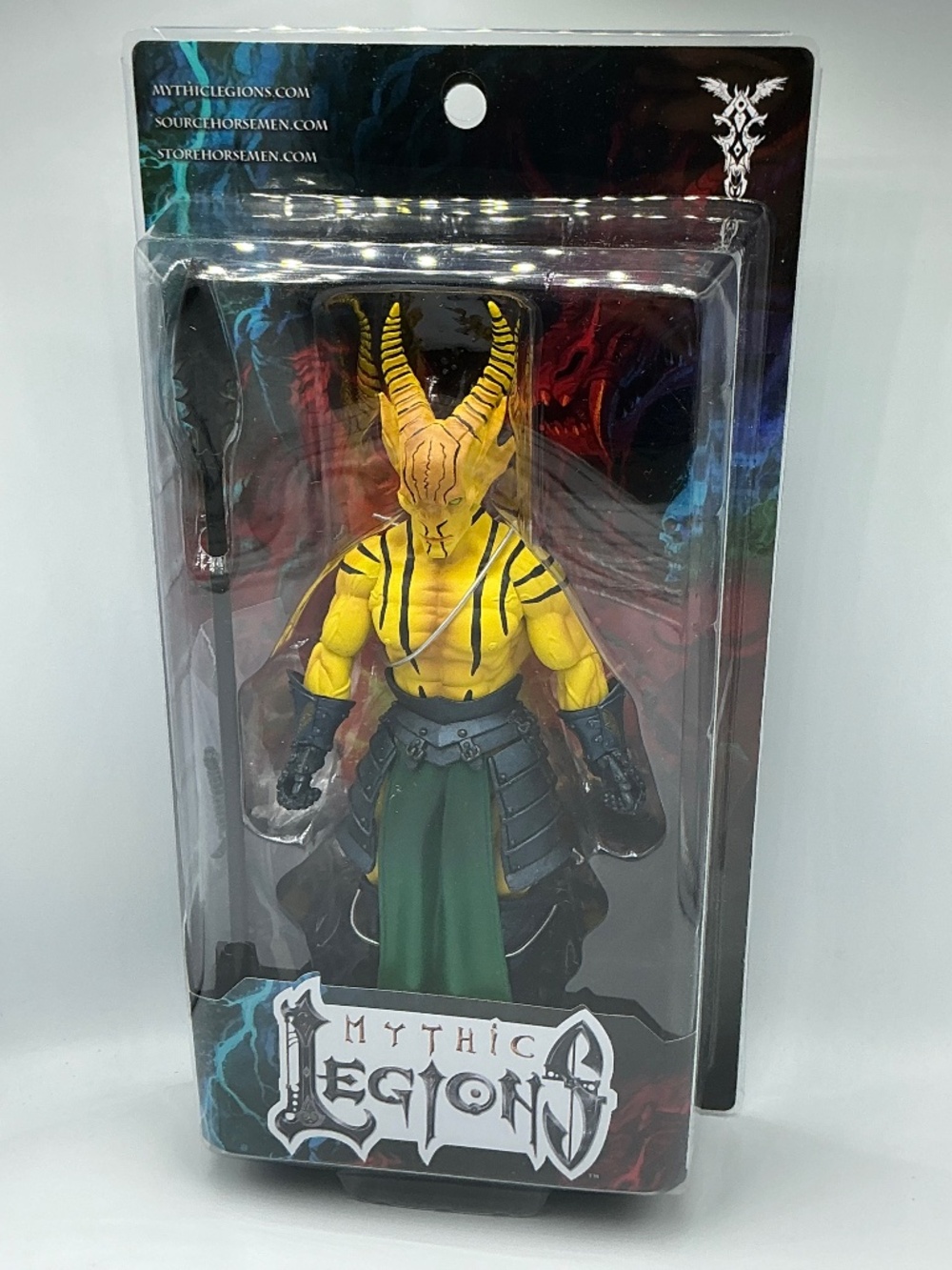 Four Horsemen Azhar Mythic Legions Action Figure NIB 2025 Sorcerer